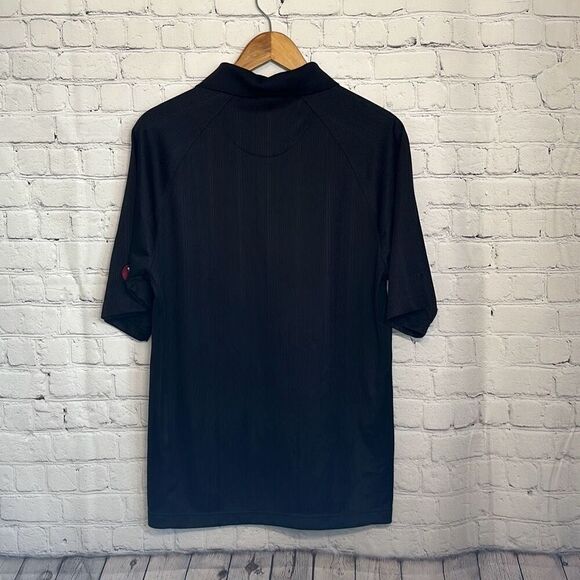 Ping Collection Alabama Polo Shirt Sz Medium Dry Fiber Dynamics Black - Picture 4 of 8